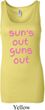 Pink Suns Out Guns Out Ladies Longer Length Tank Top