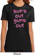 Pink Suns Out Guns Out Ladies Organic Shirt