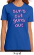 Pink Suns Out Guns Out Ladies Organic Shirt