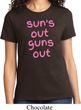 Pink Suns Out Guns Out Ladies Shirt