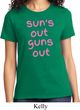 Pink Suns Out Guns Out Ladies Shirt