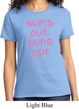 Pink Suns Out Guns Out Ladies Shirt