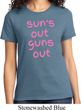 Pink Suns Out Guns Out Ladies Shirt