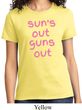 Pink Suns Out Guns Out Ladies Shirt
