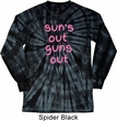 Pink Suns Out Guns Out Long Sleeve Tie Dye Shirt