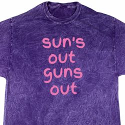 Pink Suns Out Guns Out Mineral Tie Dye Shirt Pink Suns Out Guns Out Mineral Tie Dye Shirt