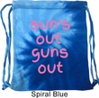 Pink Suns Out Guns Out Tie Dye Bag