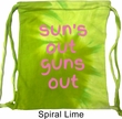 Pink Suns Out Guns Out Tie Dye Bag