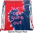 Pink Suns Out Guns Out Tie Dye Bag