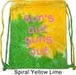 Pink Suns Out Guns Out Tie Dye Bag