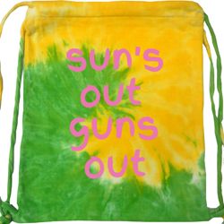 Pink Suns Out Guns Out Tie Dye Bag Pink Suns Out Guns Out Tie Dye Bag