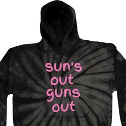 Pink Suns Out Guns Out Tie Dye Hoodie Pink Suns Out Guns Out Tie Dye Hoodie