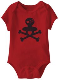 Pirate Funny Baby Romper Red Infant Babies Creeper Pirate Funny Baby Romper Red Infant Babies Creeper