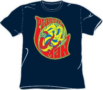 Plastic Man T-shirt - How I Roll DC Comics Adult Navy Blue Tee