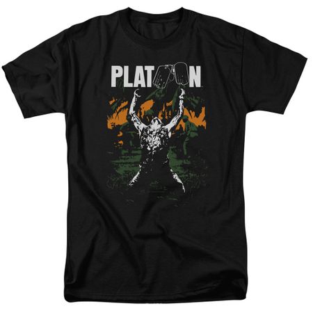 Platoon Shirt Graphic Black Tee T-Shirt