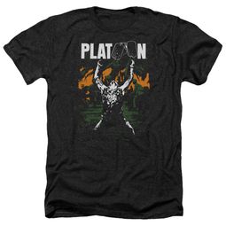 Platoon Shirt Graphic Heather Black T-Shirt