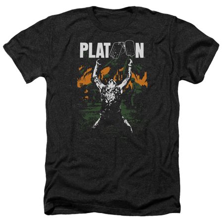 Platoon Shirt Graphic Heather Black T-Shirt