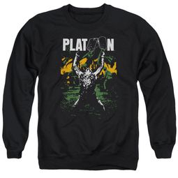 Platoon Sweatshirt Graphic Adult Black Sweat Shirt