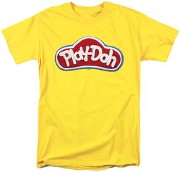 Play Doh LOGO Adult T-shirt - Yellow