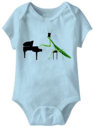 Playin Mantis Funny Baby Romper Light Blue Infant Babies Creeper Playin Mantis Funny Baby Romper Light Blue Infant Babies Creeper