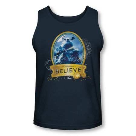 Polar Express Tank Top True Believer Navy Blue Tanktop