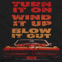 Pontiac Blow It Out GTO Shirts