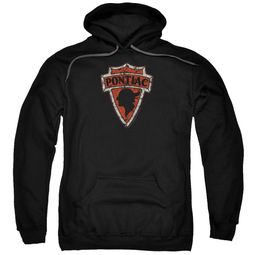 Pontiac Hoodie Arrow Head Black Sweatshirt Hoody
