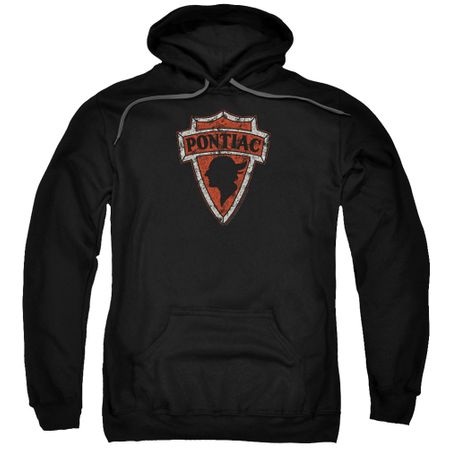 Pontiac Hoodie Arrow Head Black Sweatshirt Hoody