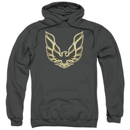 Pontiac Hoodie Firebird Charcoal Sweatshirt Hoody