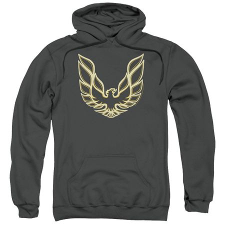 Pontiac Hoodie Firebird Charcoal Sweatshirt Hoody