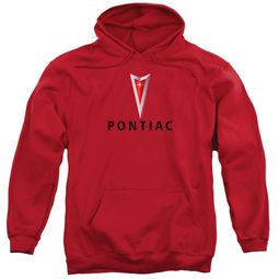 Pontiac Hoodie Modern Logo Red Sweatshirt Hoody