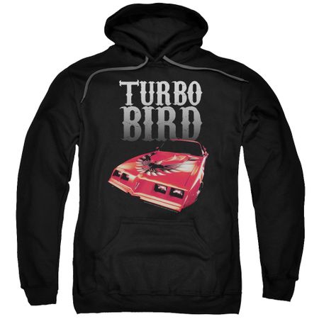 Pontiac Hoodie Turbo Bird Black Sweatshirt Hoody