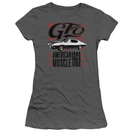 Pontiac Juniors Shirt 68 GTO Charcoal T-Shirt