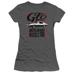 Pontiac Juniors Shirt 68 GTO Charcoal T-Shirt