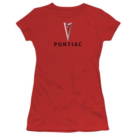 Pontiac Juniors Shirt Modern Logo Red T-Shirt