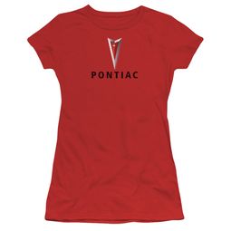 Pontiac Juniors Shirt Modern Logo Red T-Shirt