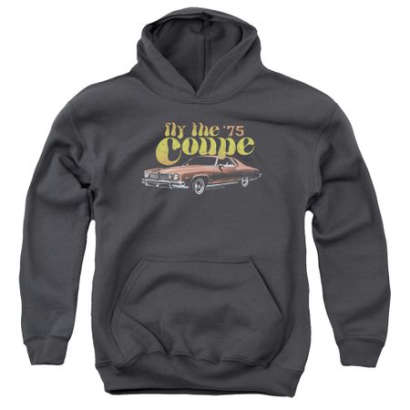 Pontiac Kids Hoodie 75 Coupe Charcoal Youth Hoody