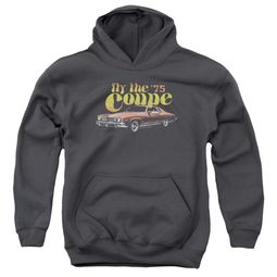 Pontiac Kids Hoodie 75 Coupe Charcoal Youth Hoody