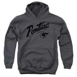 Pontiac Kids Hoodie Division Of GM Charcoal Youth Hoody