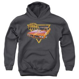 Pontiac Kids Hoodie Judged Charcoal Youth Hoody