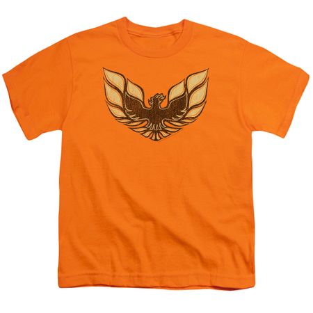 Pontiac Kids Shirt 1975 Bird Orange T-Shirt