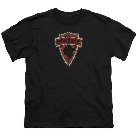 Pontiac Kids Shirt Arrow Head Black T-Shirt