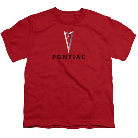 Pontiac Kids Shirt Modern Logo Red T-Shirt