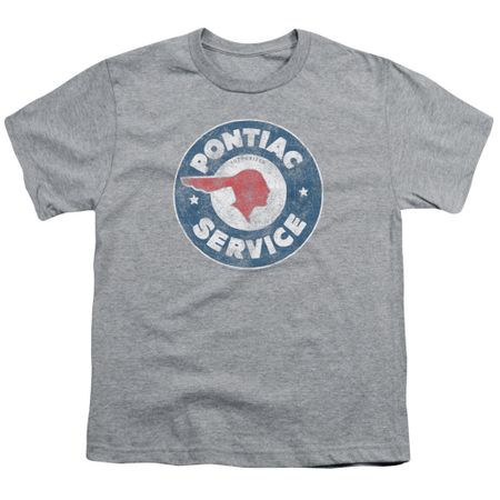 Pontiac Kids Shirt Vintage Service Sports Grey T-Shirt