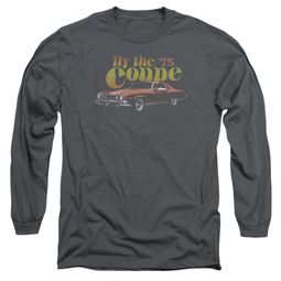 Pontiac Long Sleeve Shirt 75 Coupe Charcoal Tee T-Shirt