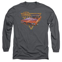 Pontiac Long Sleeve Shirt Judged Charcoal Tee T-Shirt