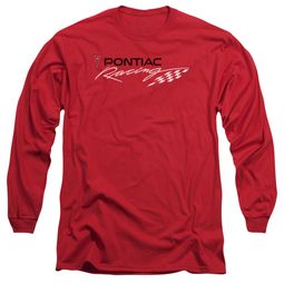 Pontiac Long Sleeve Shirt Racing Red Tee T-Shirt