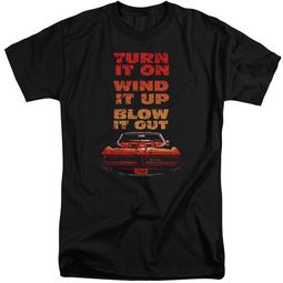 Pontiac Shirt Blow It Out GTO Black Tall T-Shirt
