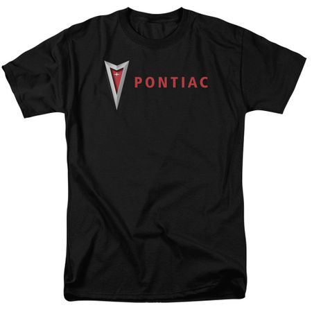 Pontiac Shirt Modern Logo Black T-Shirt