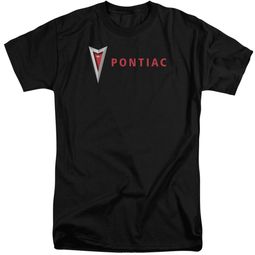 Pontiac Shirt Modern Logo Black Tall T-Shirt